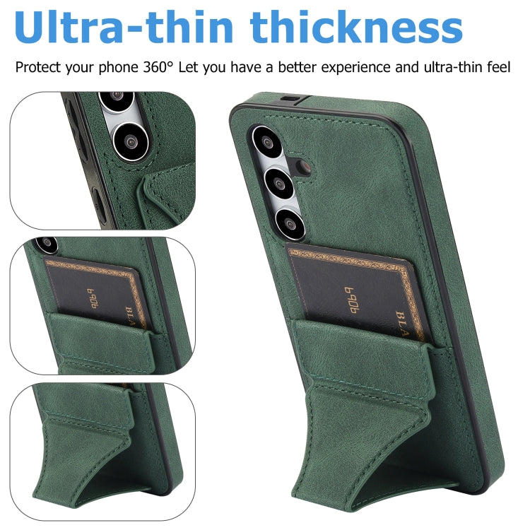 For Samsung Galaxy S24 5G Ultra-thin Shockproof Phone Protective Case with Holder