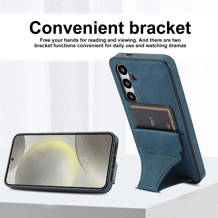 For Samsung Galaxy S24 5G Ultra-thin Shockproof Phone Protective Case with Holder