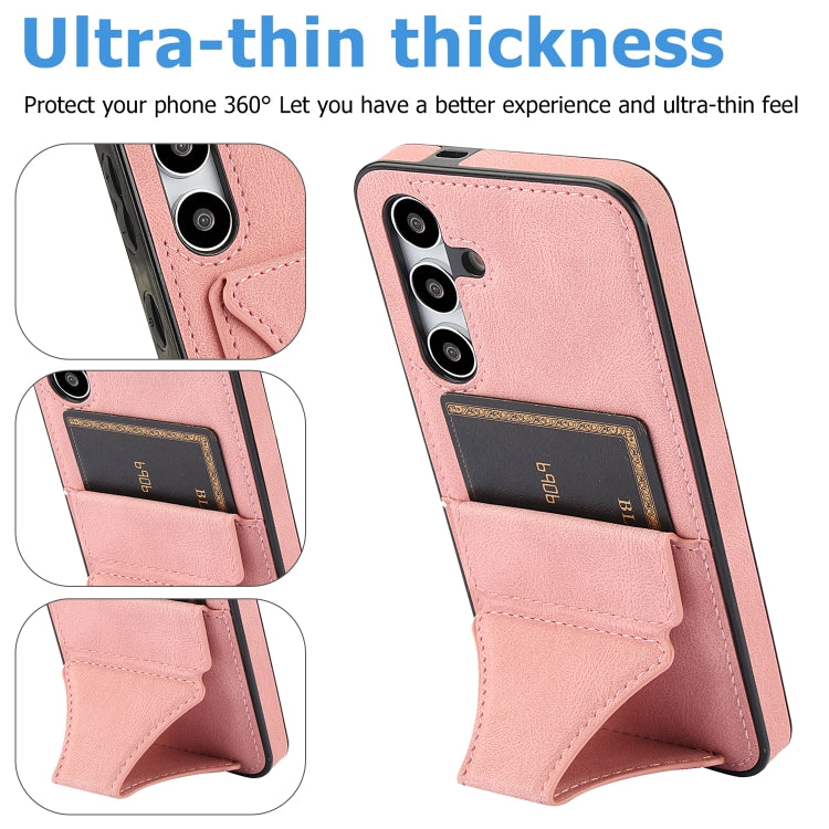 For Samsung Galaxy S24 5G Ultra-thin Shockproof Phone Protective Case with Holder