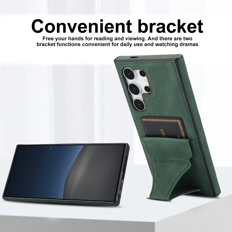 For Samsung Galaxy S24 Ultra 5G Ultra-thin Shockproof Phone Protective Case with Holder
