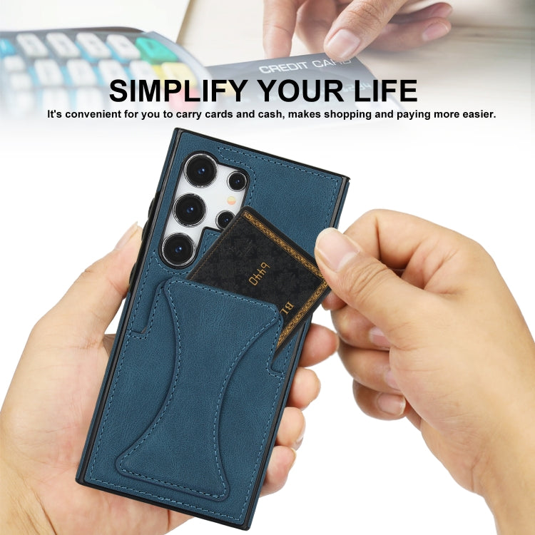 For Samsung Galaxy S24 Ultra 5G Ultra-thin Shockproof Phone Protective Case with Holder