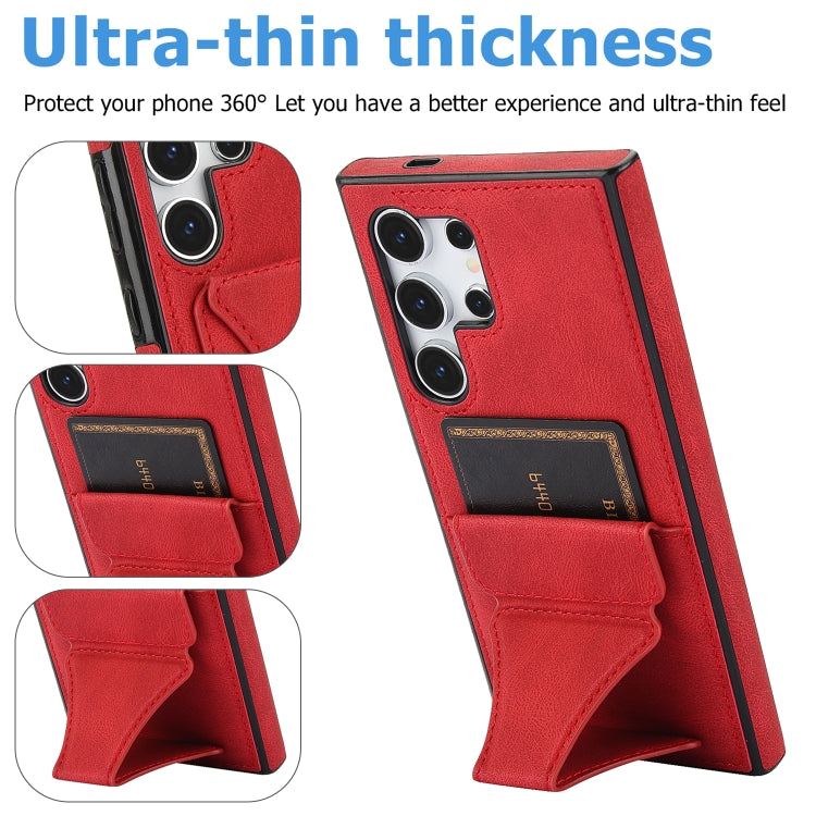 For Samsung Galaxy S24 Ultra 5G Ultra-thin Shockproof Phone Protective Case with Holder