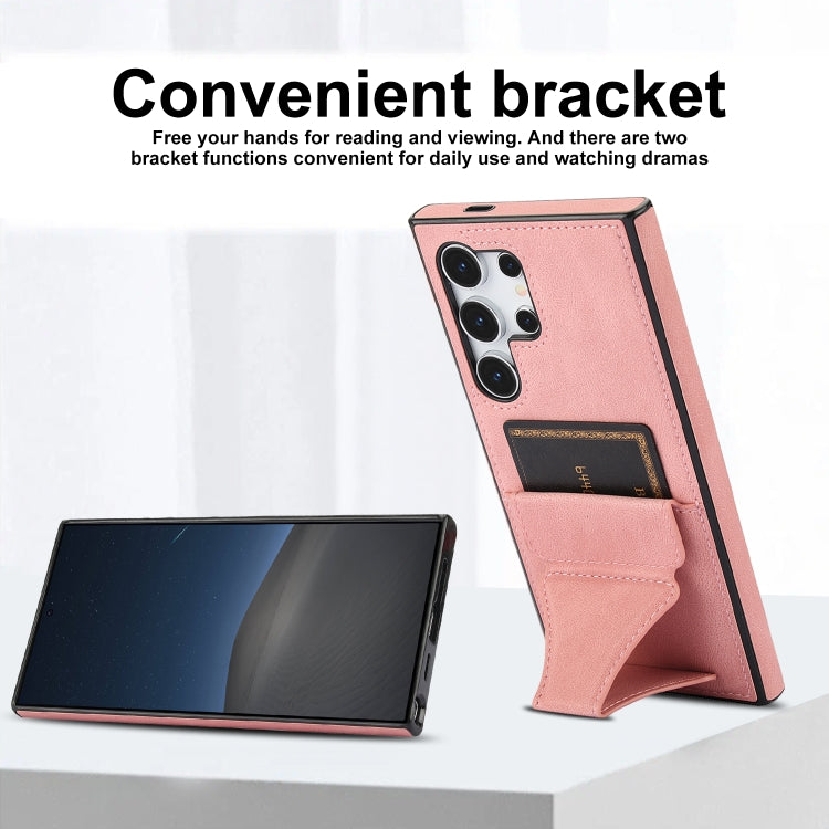For Samsung Galaxy S24 Ultra 5G Ultra-thin Shockproof Phone Protective Case with Holder