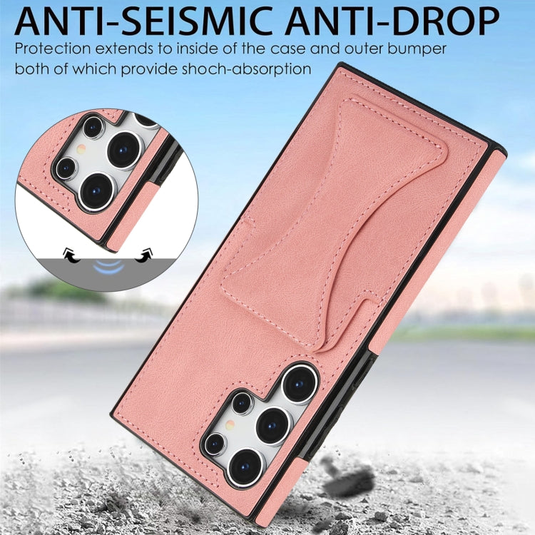 For Samsung Galaxy S24 Ultra 5G Ultra-thin Shockproof Phone Protective Case with Holder