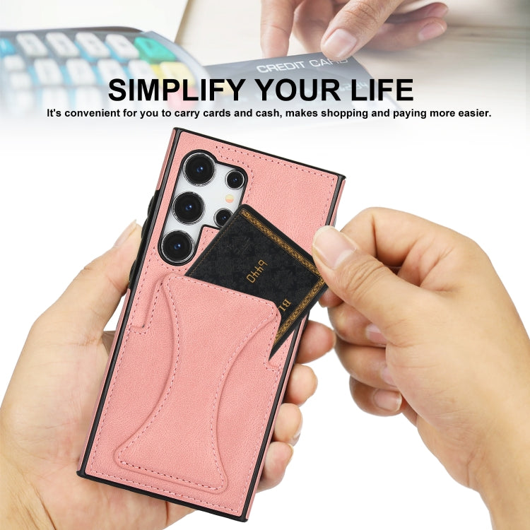 For Samsung Galaxy S24 Ultra 5G Ultra-thin Shockproof Phone Protective Case with Holder