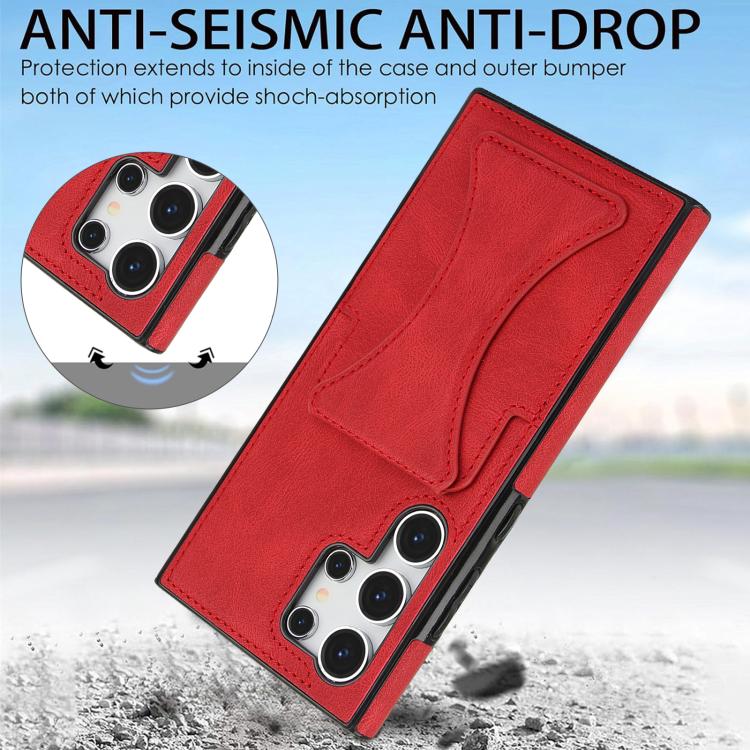 For Samsung Galaxy S26 Ultra 5G Ultra-thin Shockproof Phone Protective Case with Holder