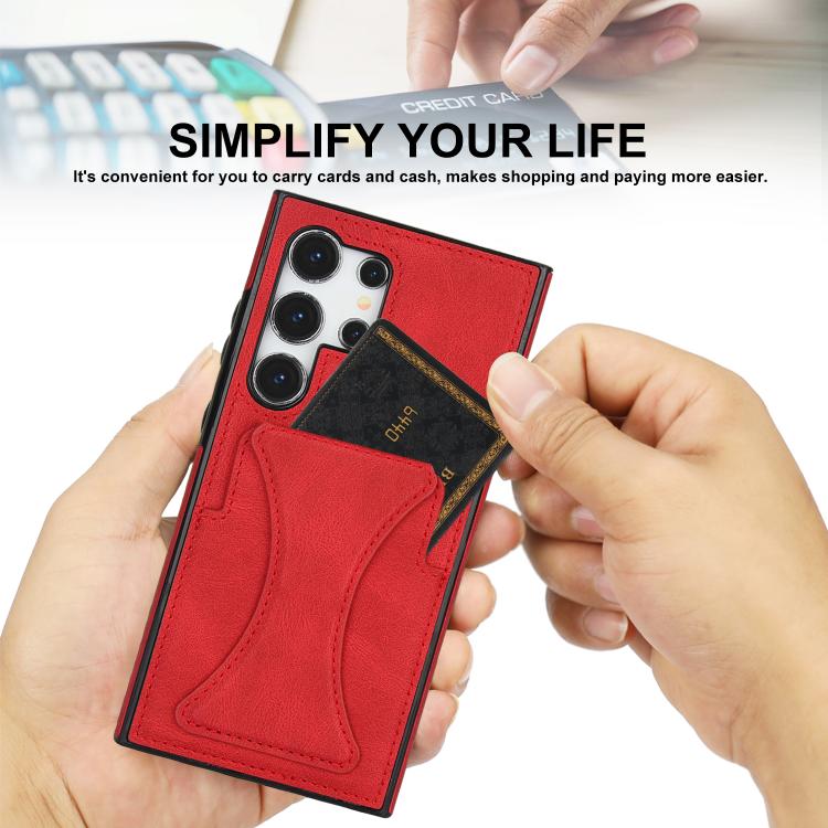 For Samsung Galaxy S26 Ultra 5G Ultra-thin Shockproof Phone Protective Case with Holder