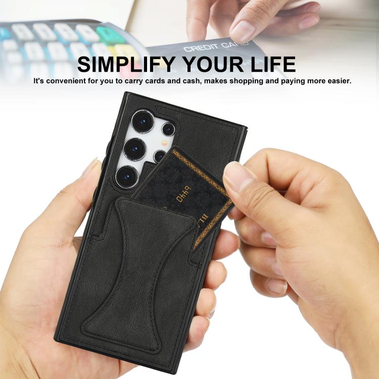 For Samsung Galaxy S26 Ultra 5G Ultra-thin Shockproof Phone Protective Case with Holder