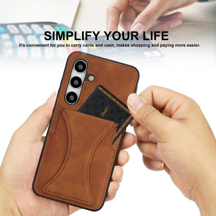 For Samsung Galaxy S26 5G Ultra-thin Shockproof Phone Protective Case with Holder