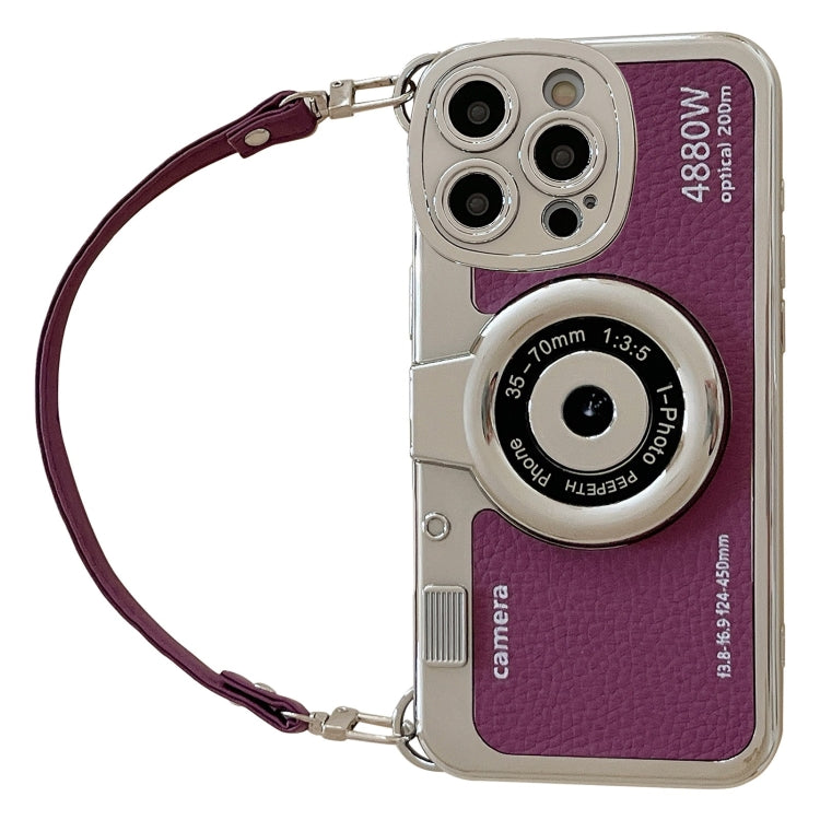 For iPhone 15 Pro Camera Style Phone Case
