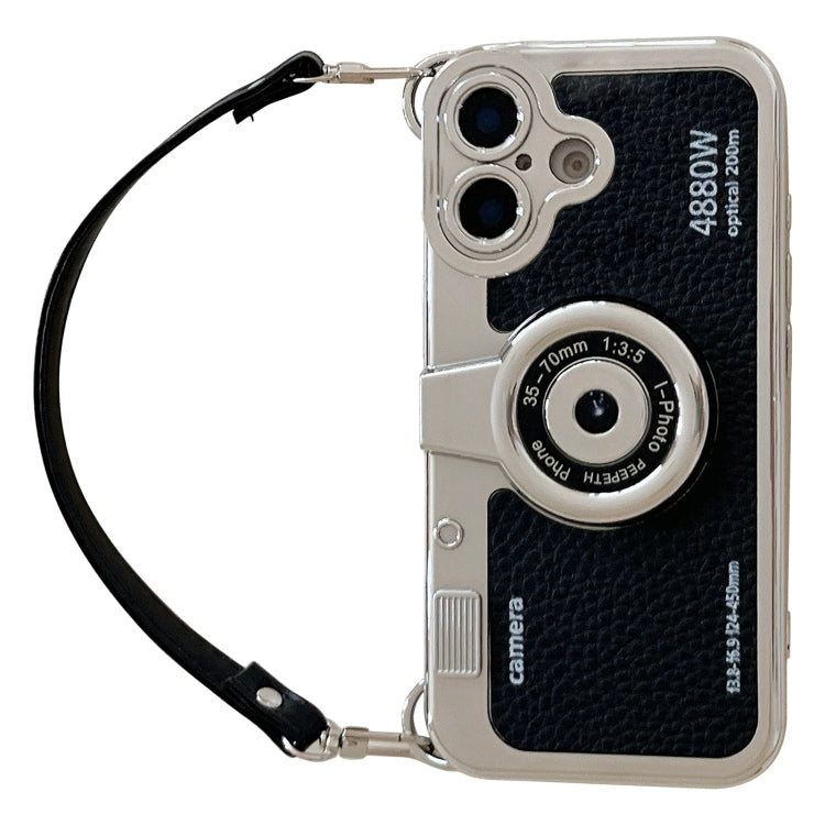 For iPhone 16 Plus Camera Style Phone Case
