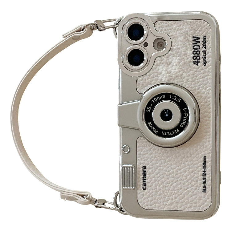 For iPhone 16 Plus Camera Style Phone Case