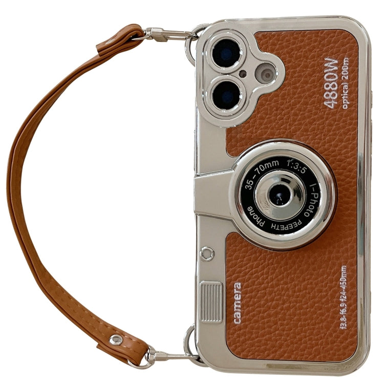 For iPhone 16 Plus Camera Style Phone Case