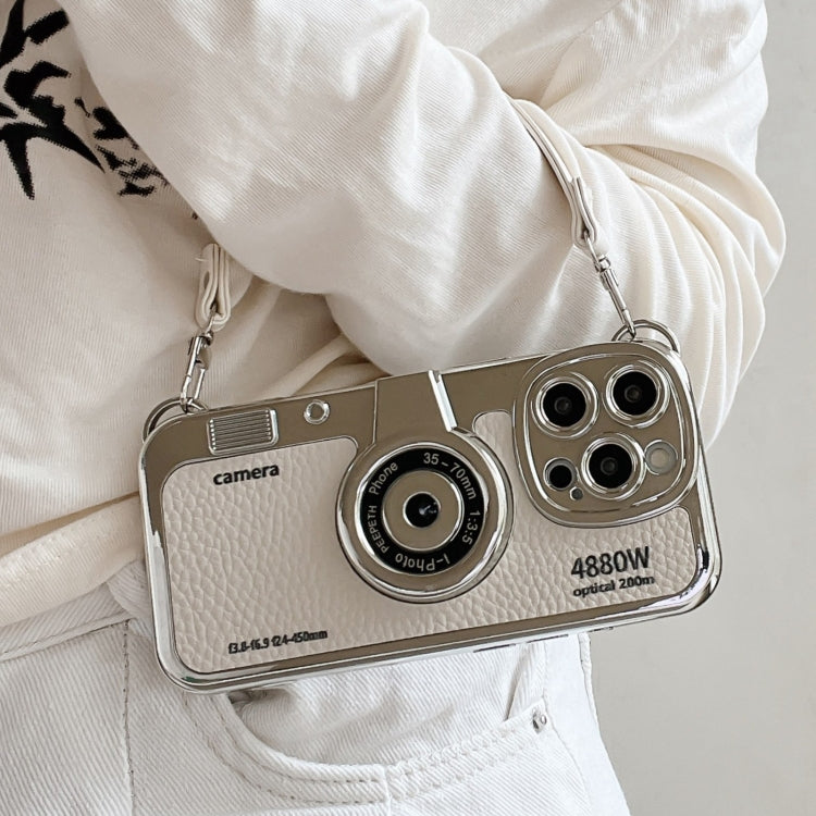 For iPhone 15 Plus Camera Style Phone Case