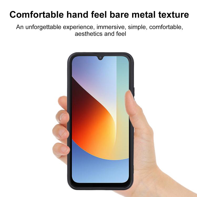 For Redmi A7 Pro 5G 171mm 10pcs TPU Phone Case - Black