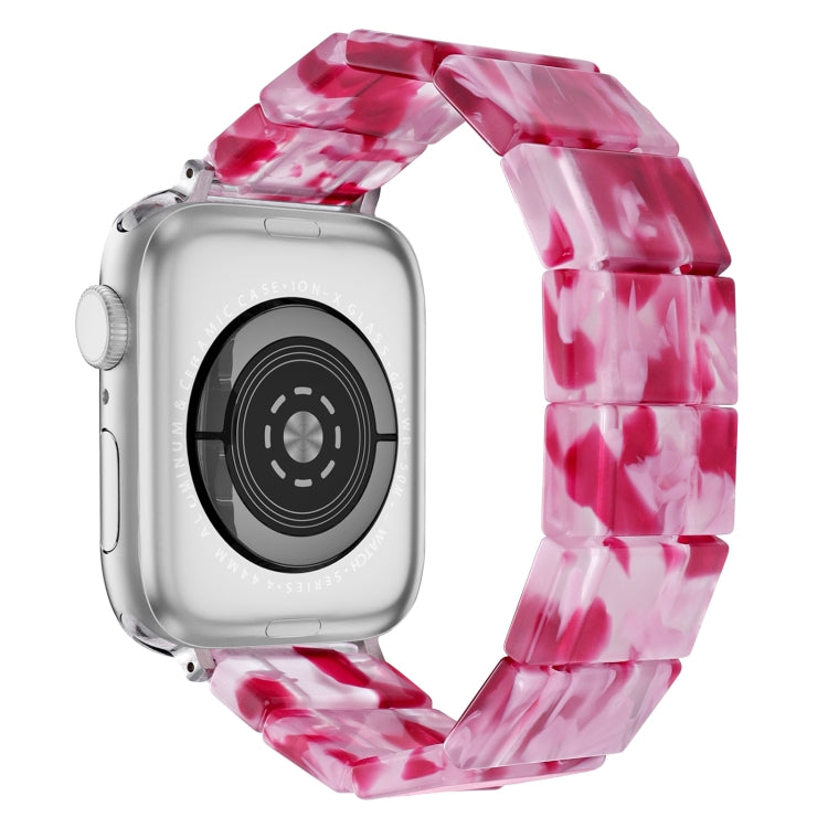 For Apple Watch 46mm / 49mm / 45mm / 44mm Stretch Rope Square Resin Watch Band