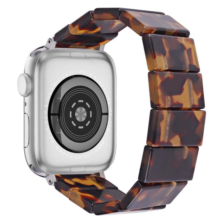 For Apple Watch 46mm / 49mm / 45mm / 44mm Stretch Rope Square Resin Watch Band