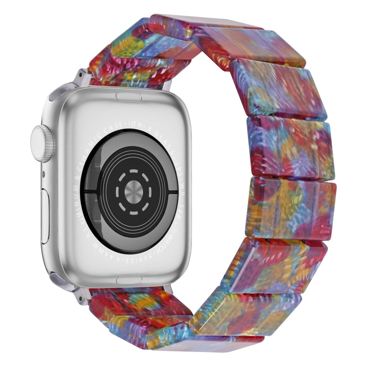 For Apple Watch 42mm / 41mm / 40mm / 38mm Stretch Rope Square Resin Watch Band