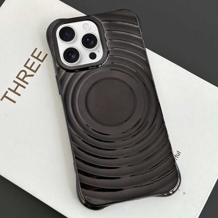 For iPhone 11 Pro Electroplating Wave MagSafe Phone Case