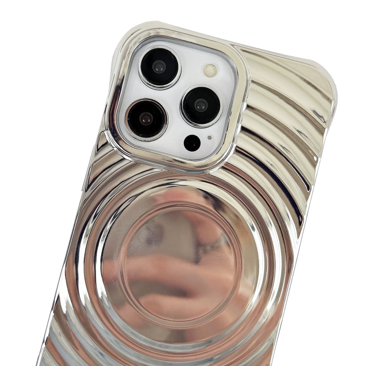 For iPhone 12 Pro Electroplating Wave MagSafe Phone Case