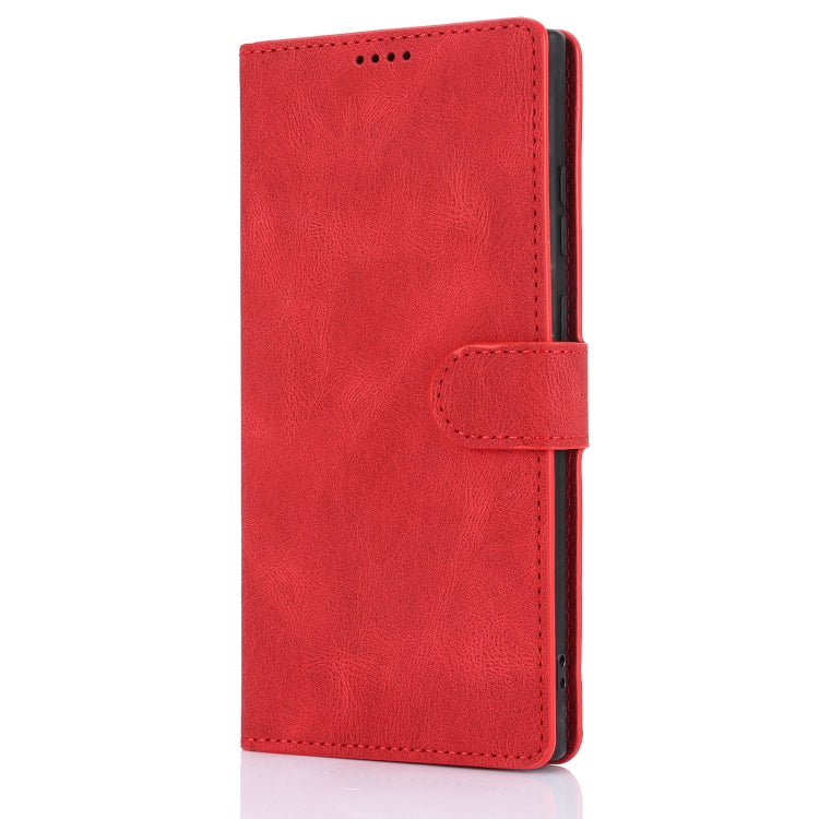 For Samsung Galaxy S24 Ultra 5G Fantasy Skin-feel Calfskin Texture Leather Phone Case