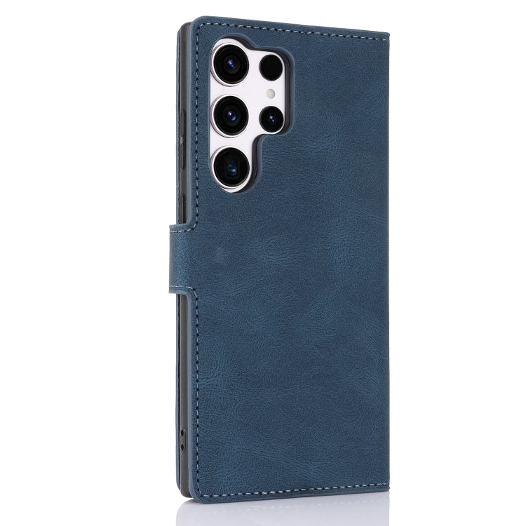 For Samsung Galaxy S24 Ultra 5G Fantasy Skin-feel Calfskin Texture Leather Phone Case
