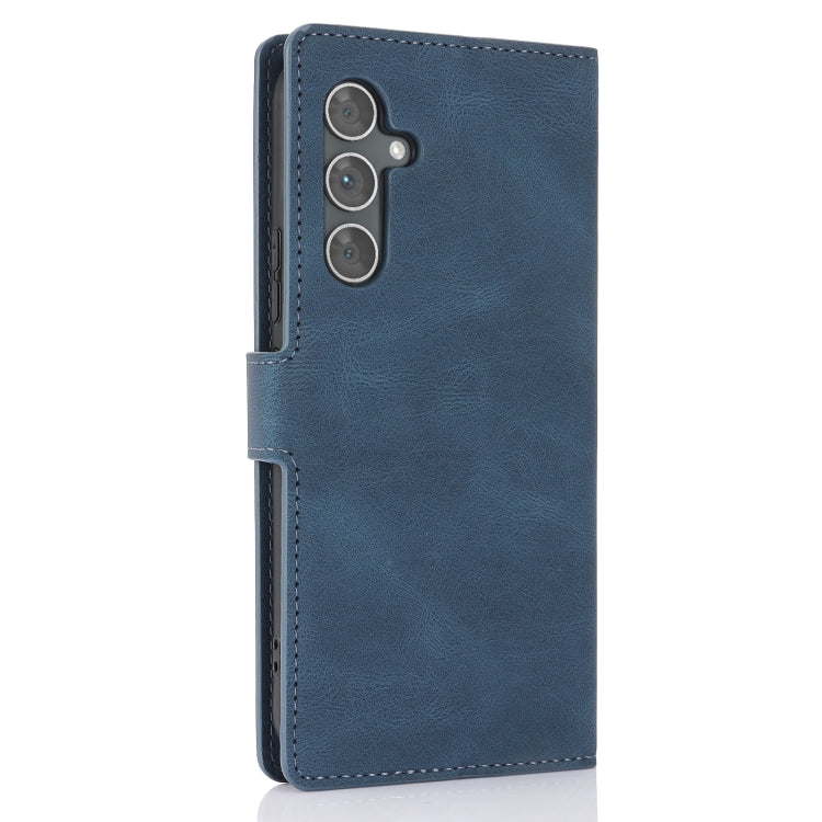 For Samsung Galaxy S25 5G Fantasy Skin-feel Calfskin Texture Leather Phone Case