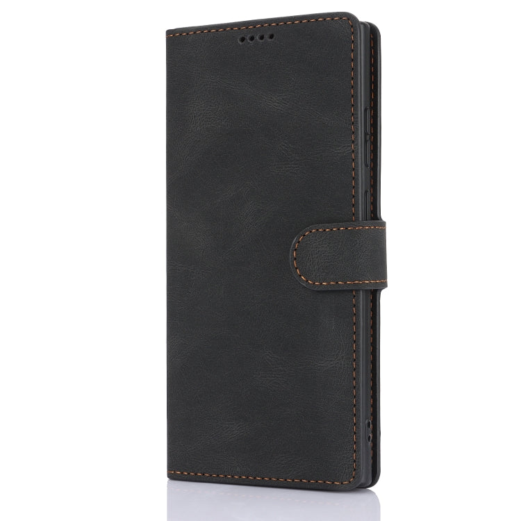 For Samsung Galaxy S25 Ultra 5G Fantasy Skin-feel Calfskin Texture Leather Phone Case