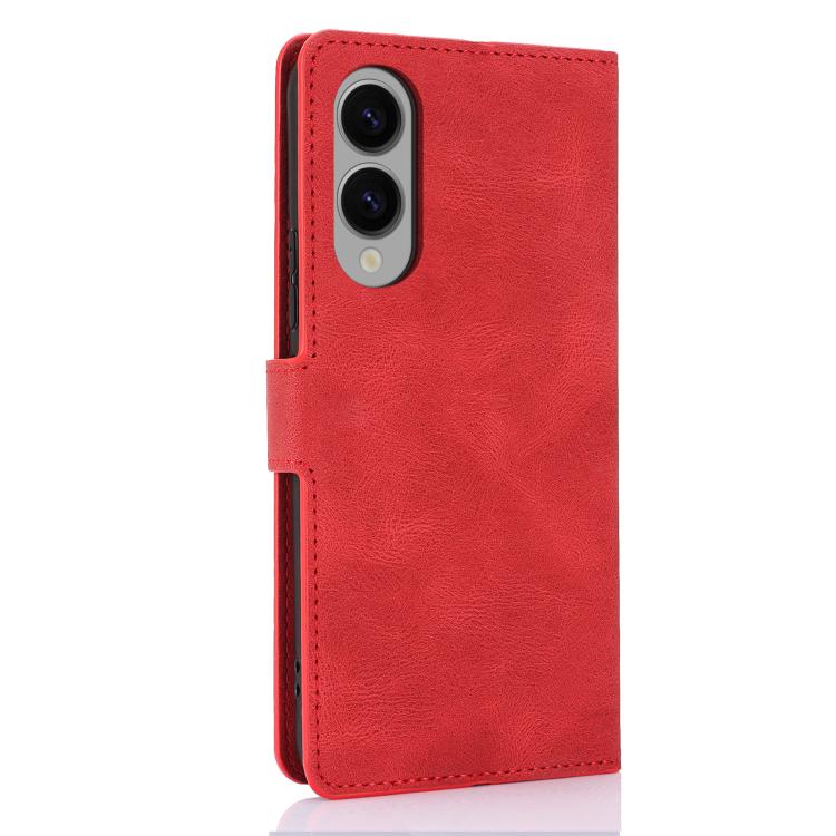 For Samsung Galaxy S25 Edge 5G Fantasy Skin-feel Calfskin Texture Leather Phone Case