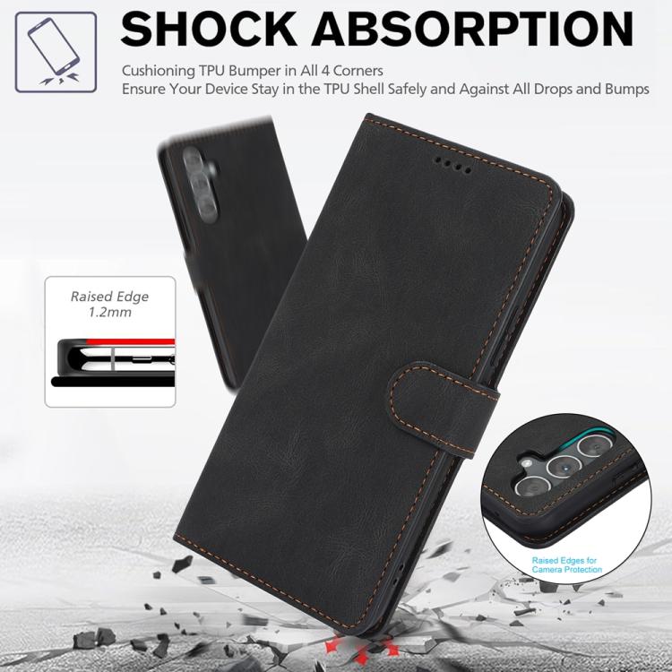 For Samsung Galaxy S26 5G Fantasy Skin-feel Calfskin Texture Leather Phone Case