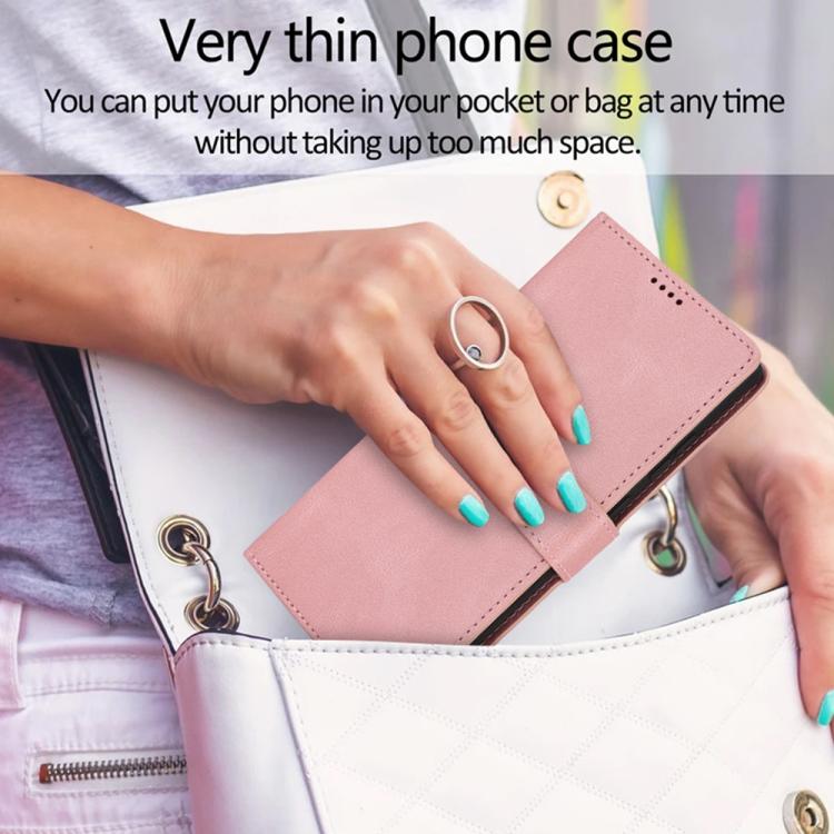 For Samsung Galaxy S26 Ultra 5G Fantasy Skin-feel Calfskin Texture Leather Phone Case