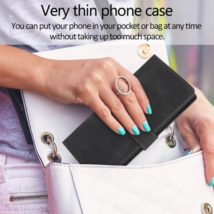 For Samsung Galaxy S26 Ultra 5G Fantasy Skin-feel Calfskin Texture Leather Phone Case