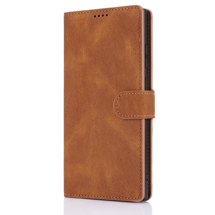 For Samsung Galaxy S26 Ultra 5G Fantasy Skin-feel Calfskin Texture Leather Phone Case