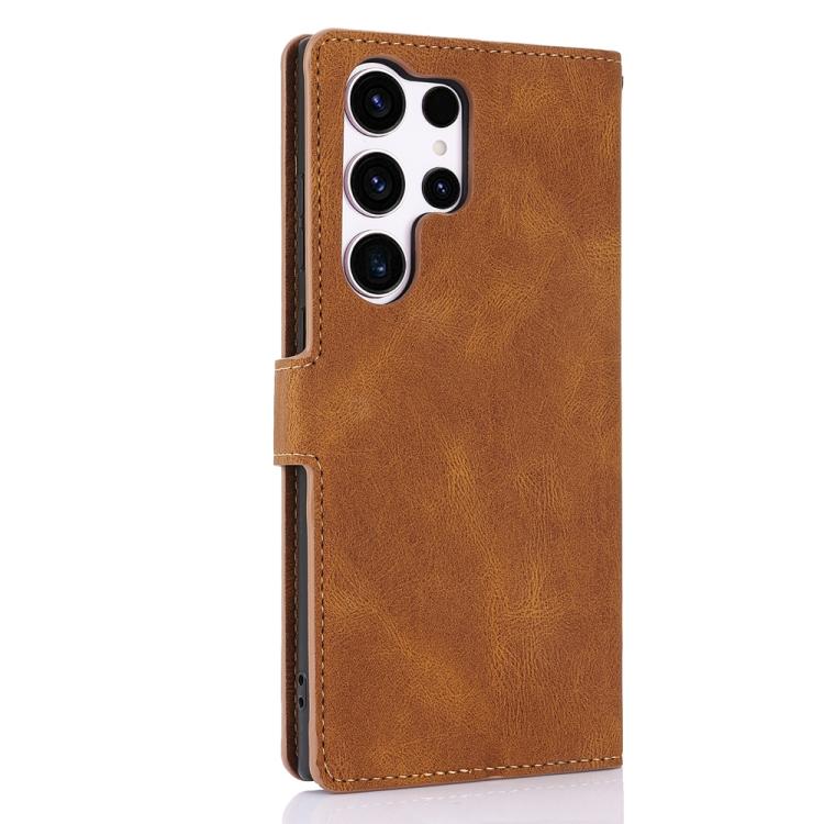 For Samsung Galaxy S26 Ultra 5G Fantasy Skin-feel Calfskin Texture Leather Phone Case