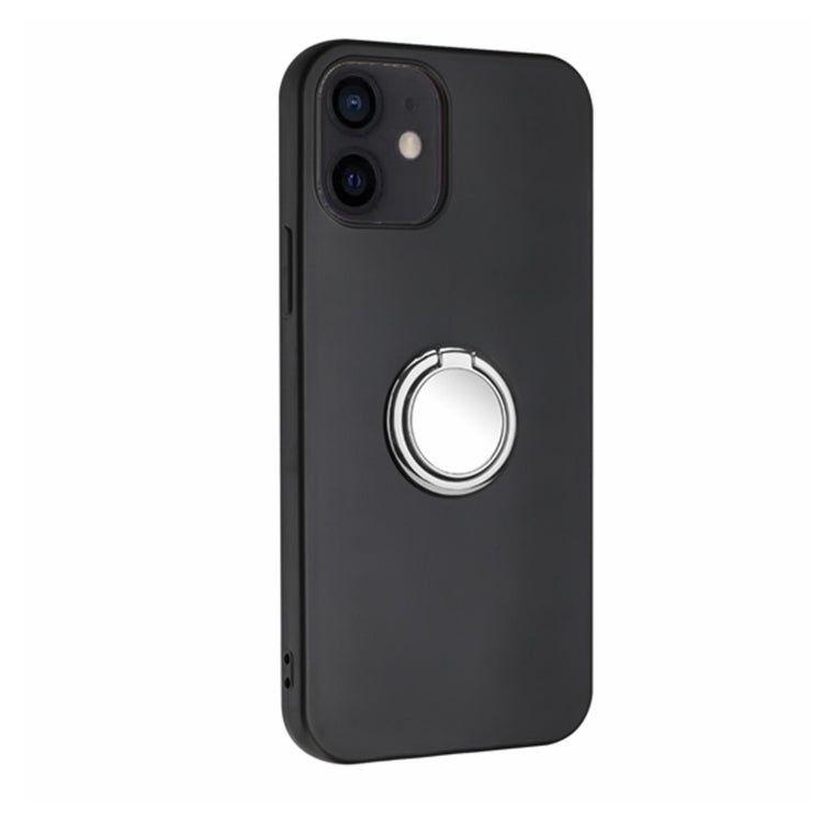 For iPhone 11 Matte Ring Holder TPU Phone Case