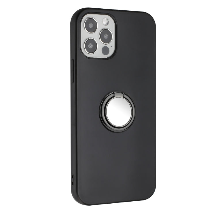 For iPhone 11 Pro Matte Ring Holder TPU Phone Case