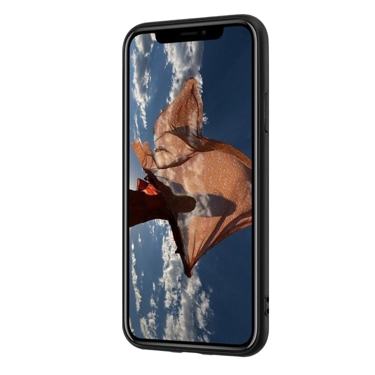 For iPhone X / XS Matte Ring Holder TPU Phone Case