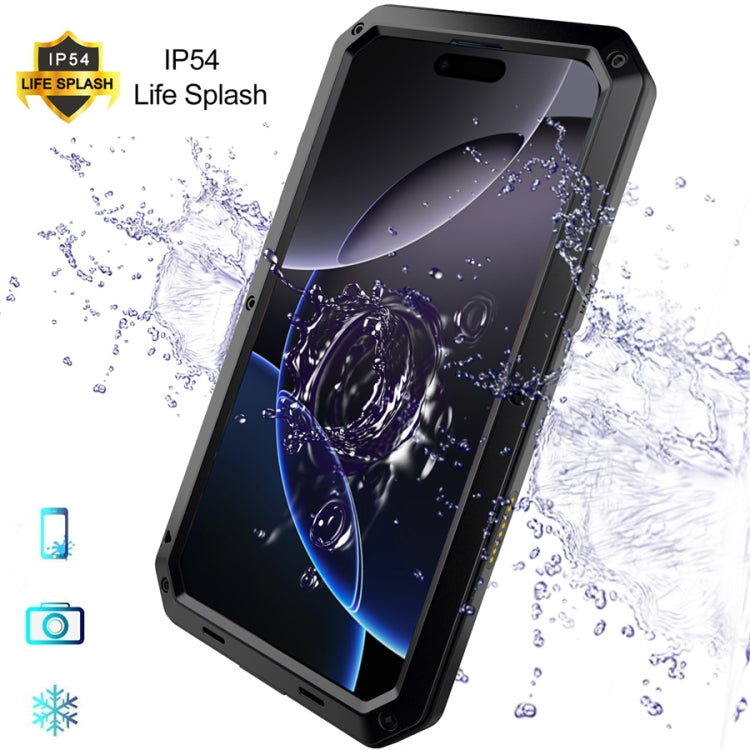 For iPhone 16 Pro Max Shockproof IP54 Life Waterproof Phone Case