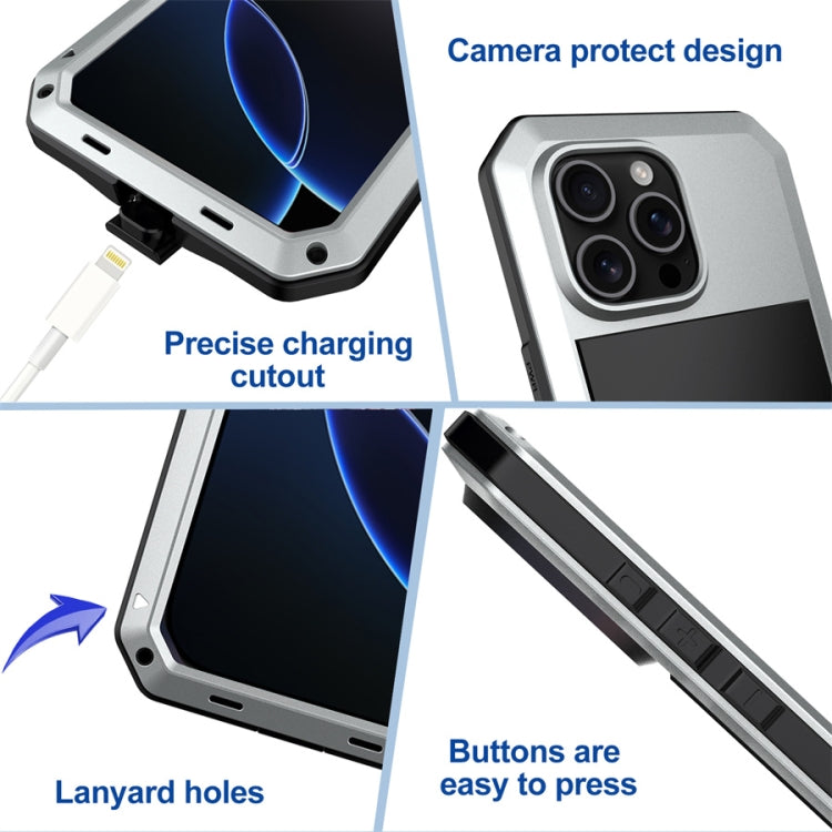 For iPhone 16 Pro Max Shockproof IP54 Life Waterproof Phone Case