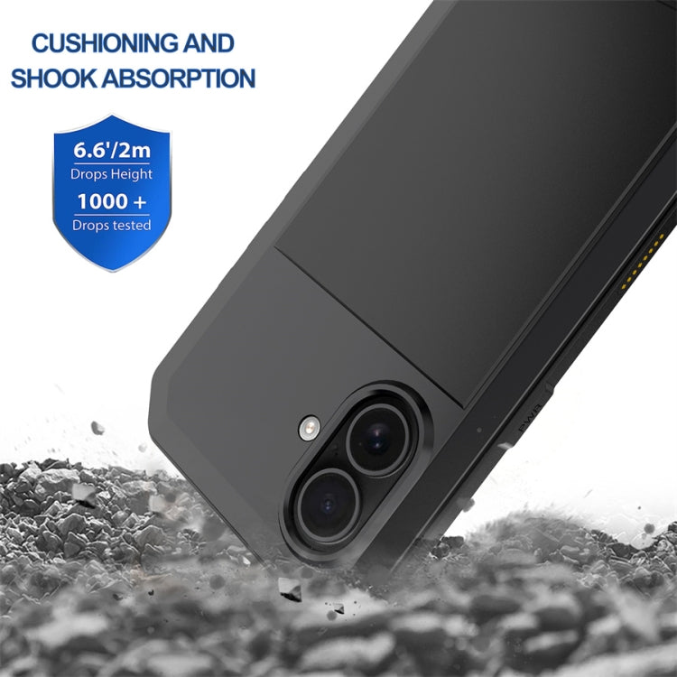 For iPhone 16 Plus Shockproof IP54 Life Waterproof Phone Case