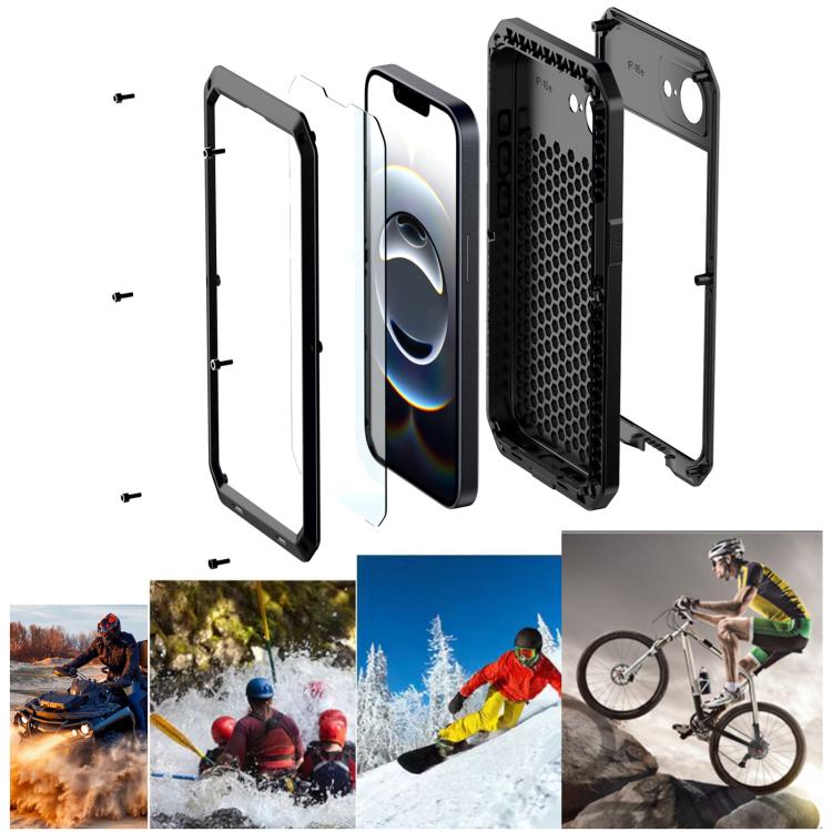 For iPhone 17e / 16e Shockproof IP54 Life Waterproof Phone Case