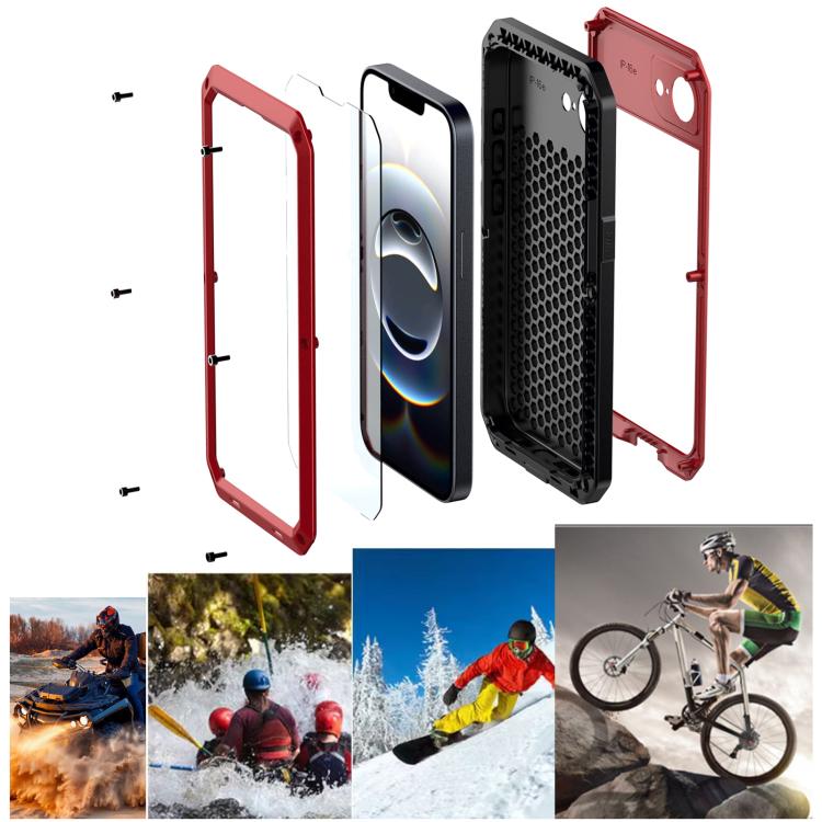 For iPhone 17e / 16e Shockproof IP54 Life Waterproof Phone Case