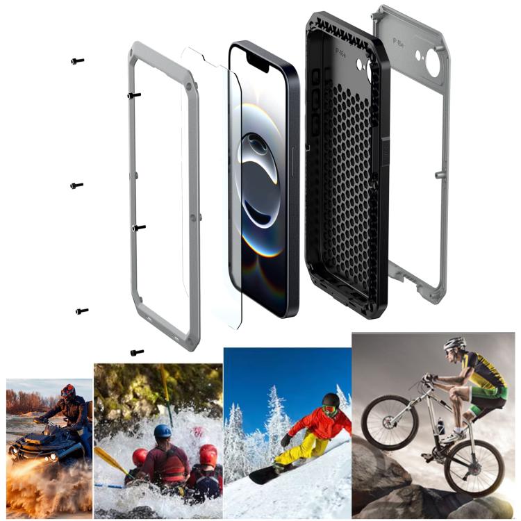 For iPhone 17e / 16e Shockproof IP54 Life Waterproof Phone Case
