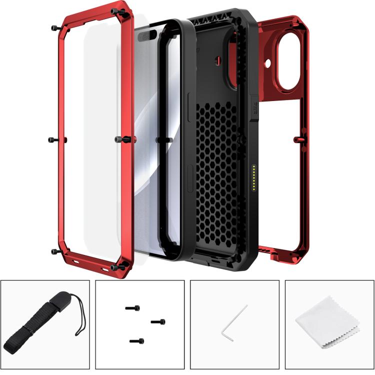 For iPhone 17 Shockproof IP54 Life Waterproof Phone Case
