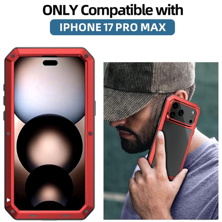 For iPhone 17 Pro Max Shockproof IP54 Life Waterproof Phone Case
