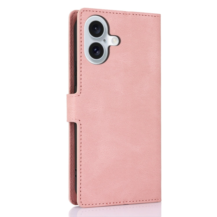 For iPhone 16 Fantasy Skin-feel Calfskin Texture Leather Phone Case