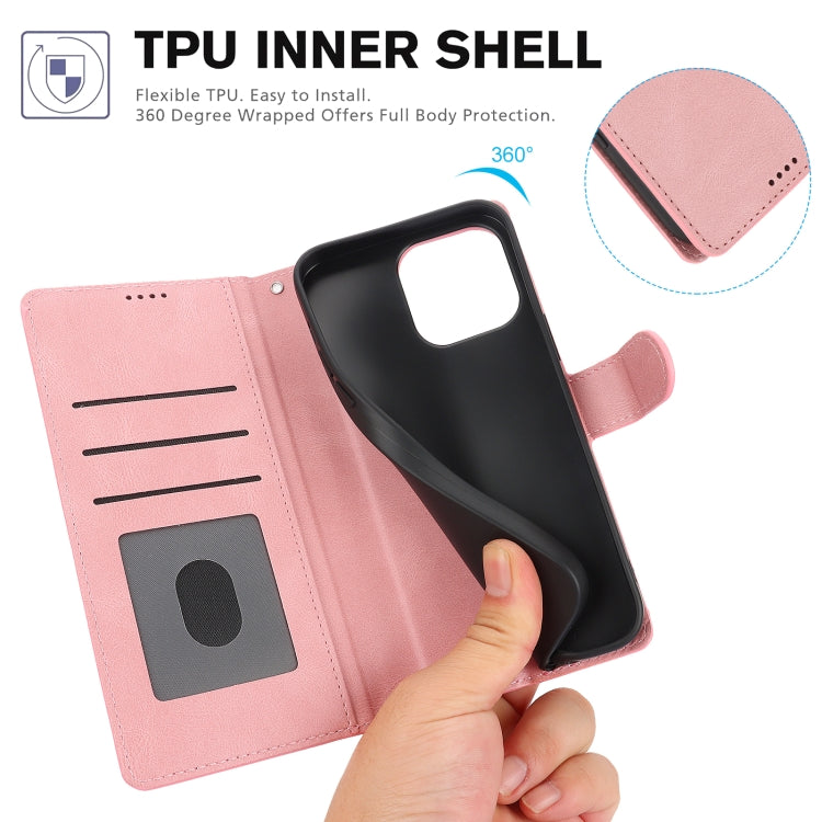 For iPhone 15 Pro Max Fantasy Skin-feel Calfskin Texture Leather Phone Case