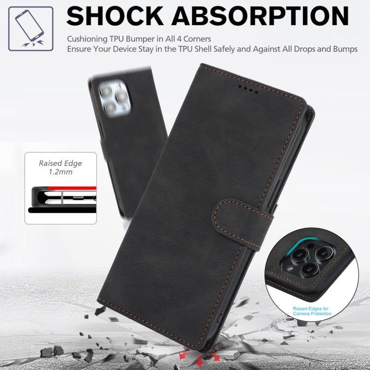 For iPhone 15 Pro Max Fantasy Skin-feel Calfskin Texture Leather Phone Case