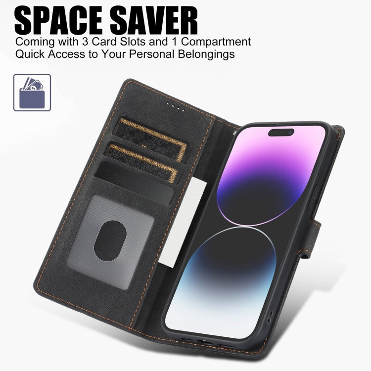 For iPhone 15 Pro Max Fantasy Skin-feel Calfskin Texture Leather Phone Case