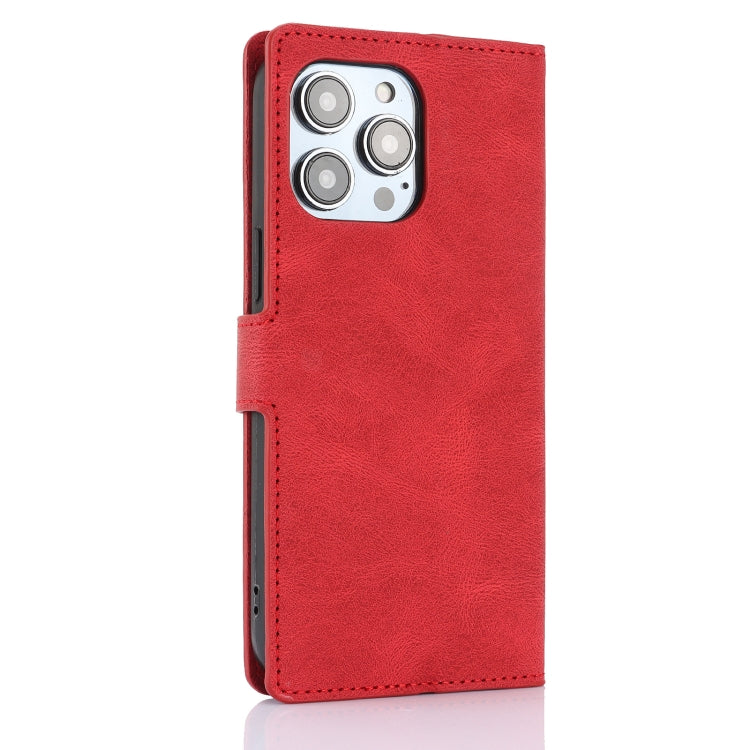For iPhone 15 Pro Max Fantasy Skin-feel Calfskin Texture Leather Phone Case